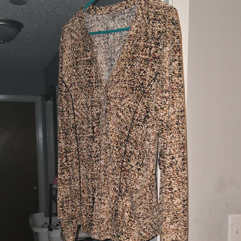 Roz & Ali Abstract Pattern Blouse